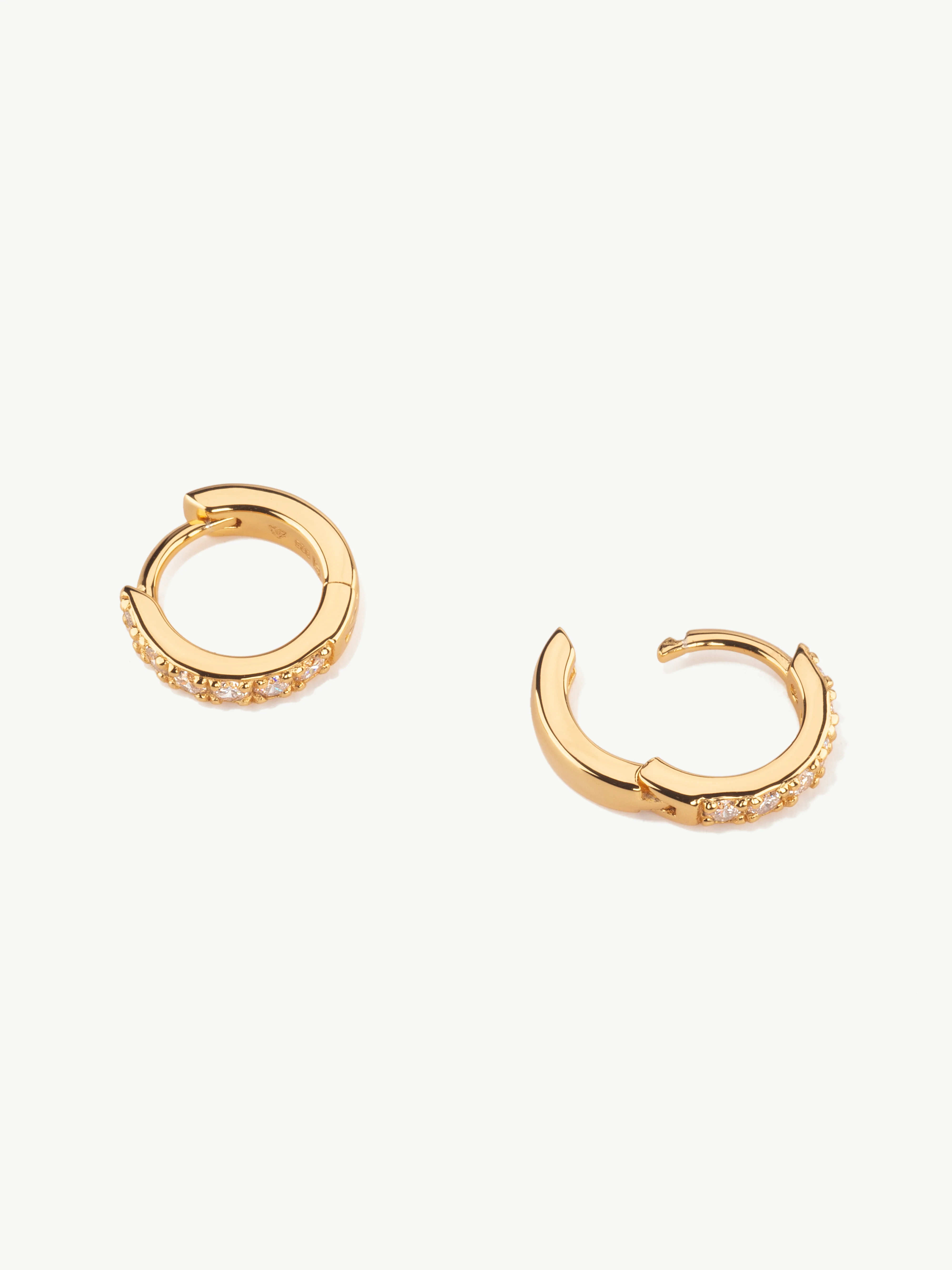 Diamond Huggie Hoops 0.3ct - Image 4