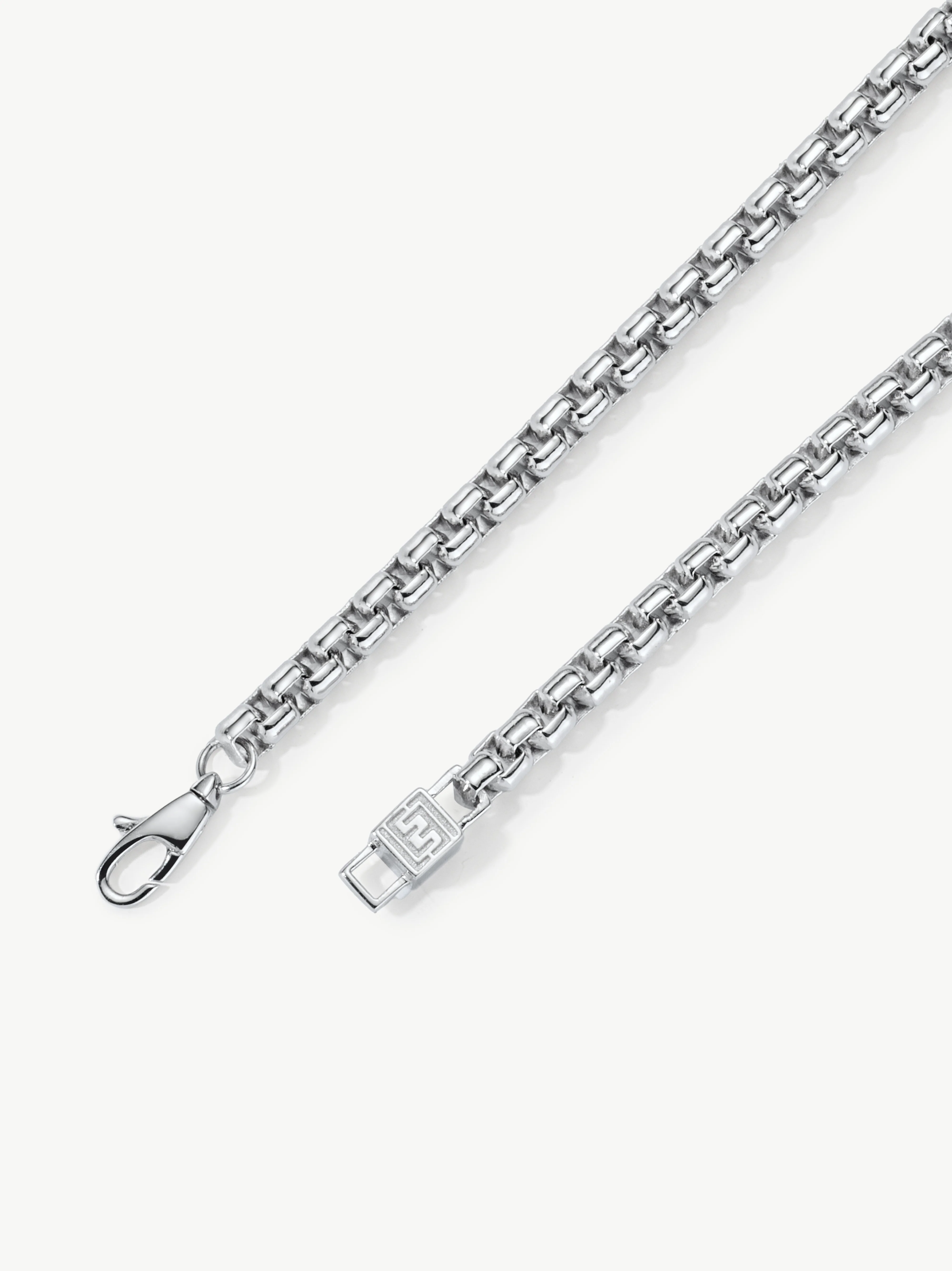 Signature 4mm Box Chain Bracelet - Image 3
